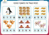 מנייה להקיף את התשובה הנכונה 12 דף ב'