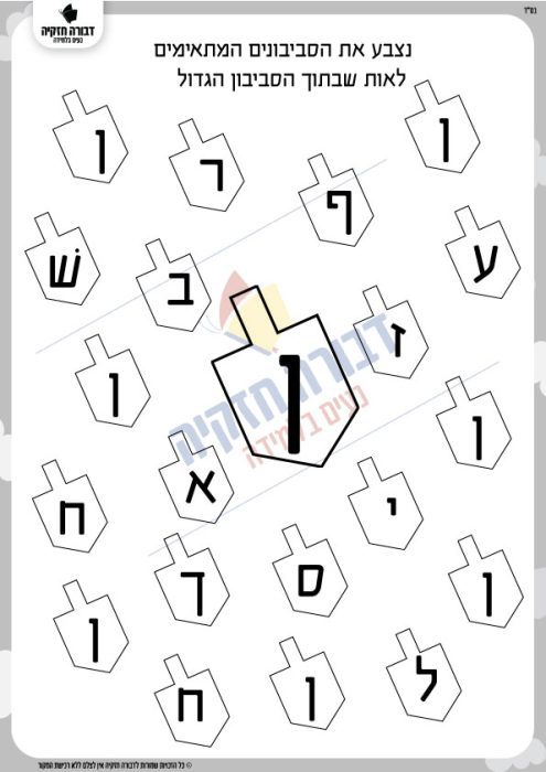 זיהוי האות ן' בסביבונים - דבורה חזקיה