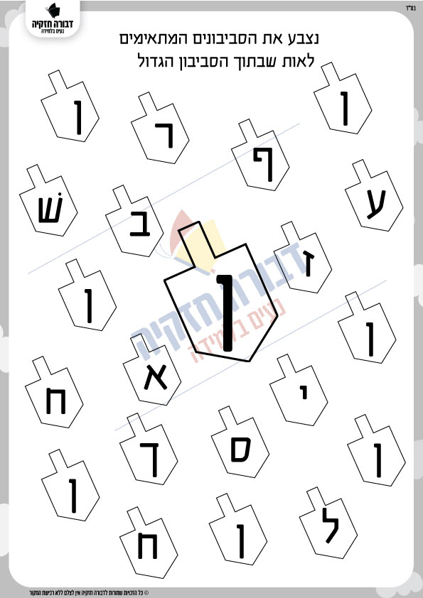 זיהוי האות ן' בסביבונים - דבורה חזקיה