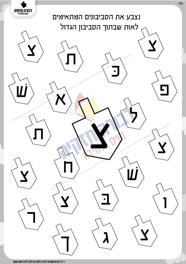 זיהוי האות צ' בסביבונים - דבורה חזקיה