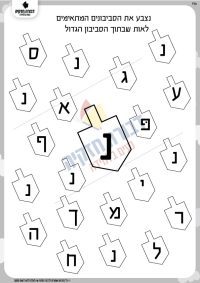 זיהוי האות נ' בסביבונים