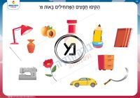 זיהוי צליל פותח מתוך תמונה האות מ