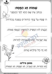 שמות חג הפסח