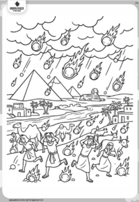 דף צביעה מכת ברד