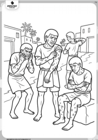 דף צביעה מכת שחין