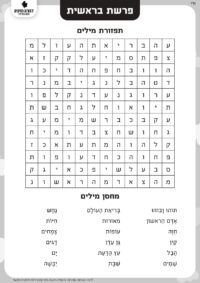 תפזורת לפרשת בראשית