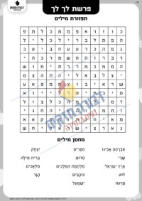 תפזורת לפרשת לך לך